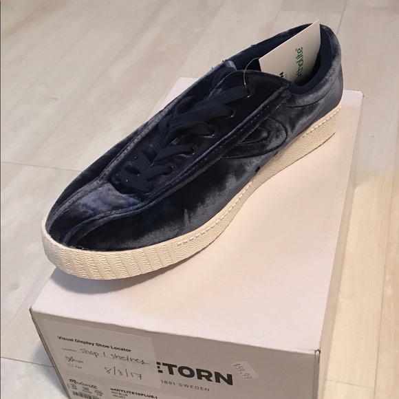 velvet tretorn sneakers