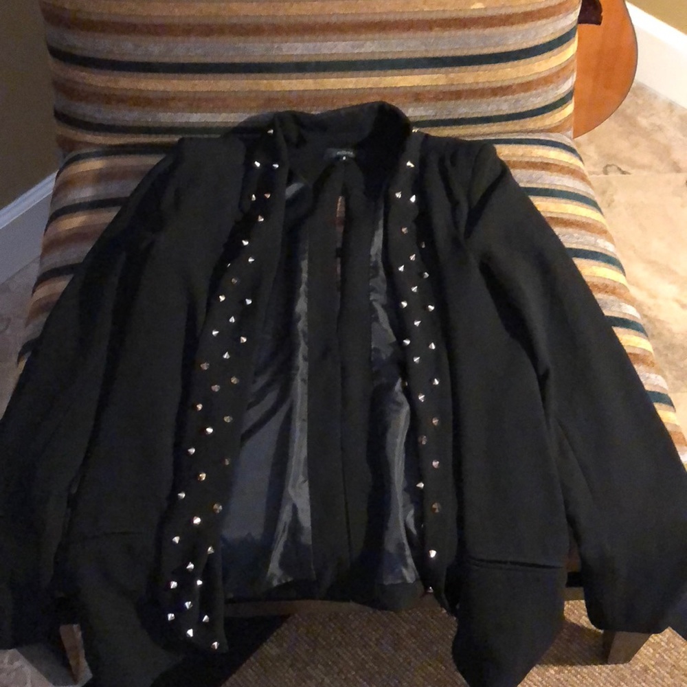 Millau studded blazer with cut outs in back