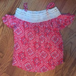 Off the Shoulder Boho Blouse