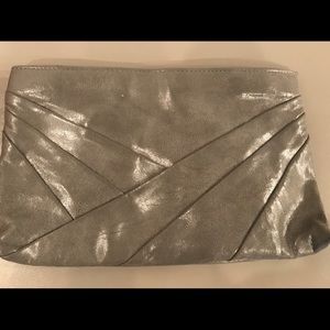 Vintage grey clutch purse