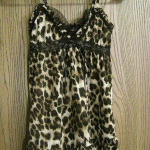 Knick Knack Animal Print Tank Top