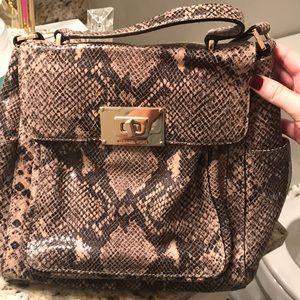 snakeskin purse