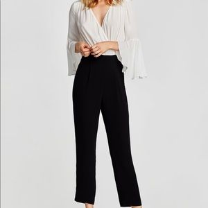 Zara Pants - White & Black jumpsuit from Zara Zara Pants - White & Black jumpsuit from Zara