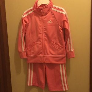 Adidas 2 piece pant suit
