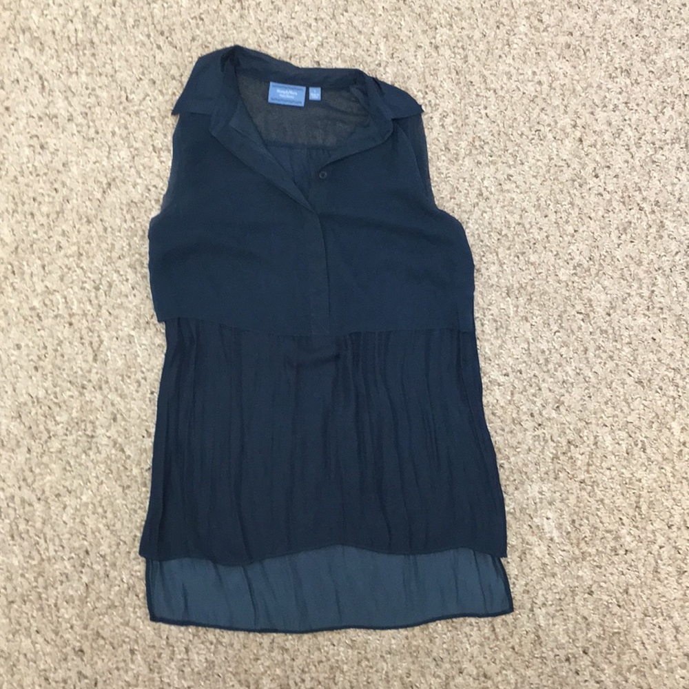 Multi purpose collared navy blue long shirt!