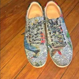 Rare men's crystal Gucci sneakers