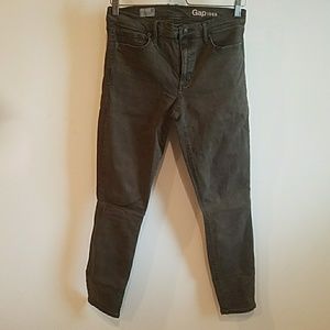 Gap Resolution True Skinny Army green denium jeans