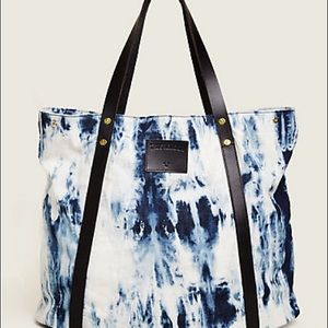 *NWT* TRUE RELIGION Oversized tie dye denim tote