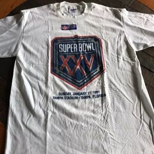 Rare Super Bowl XXV Shirt Size xl