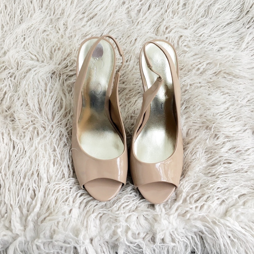 Size 5.5 Jessica Simpson Nude Heels