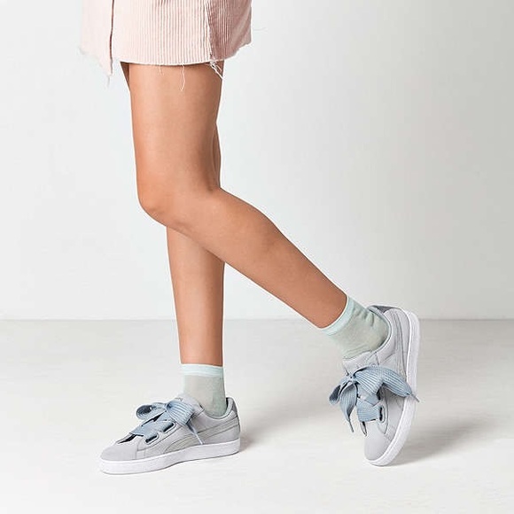 ❗️SALE❗️⭐️PUMA Basket Heart Metallic Safari⭐️ - Picture 2 of 7