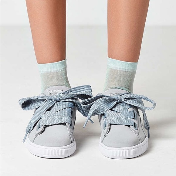 ❗️SALE❗️⭐️PUMA Basket Heart Metallic Safari⭐️ - Picture 4 of 7