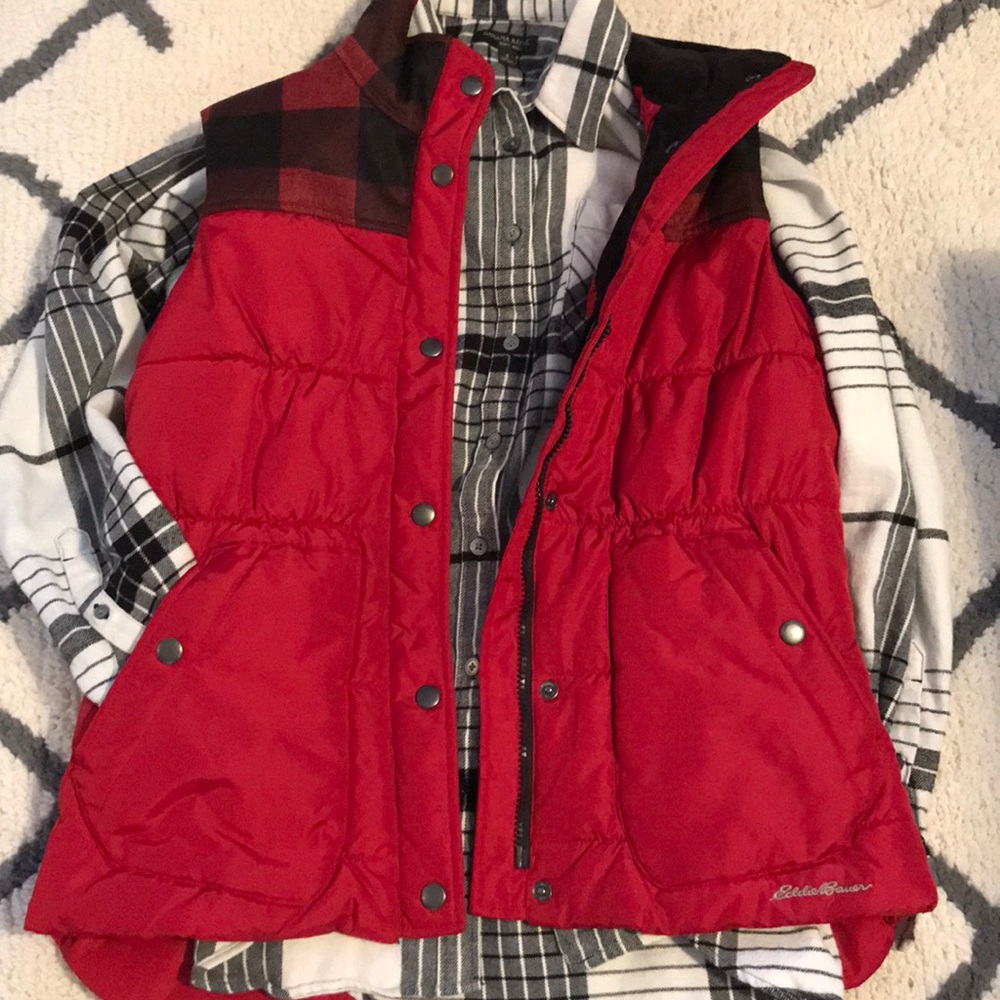 Buffalo-check Eddie Bauer Vest