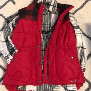 Buffalo-check Eddie Bauer Vest