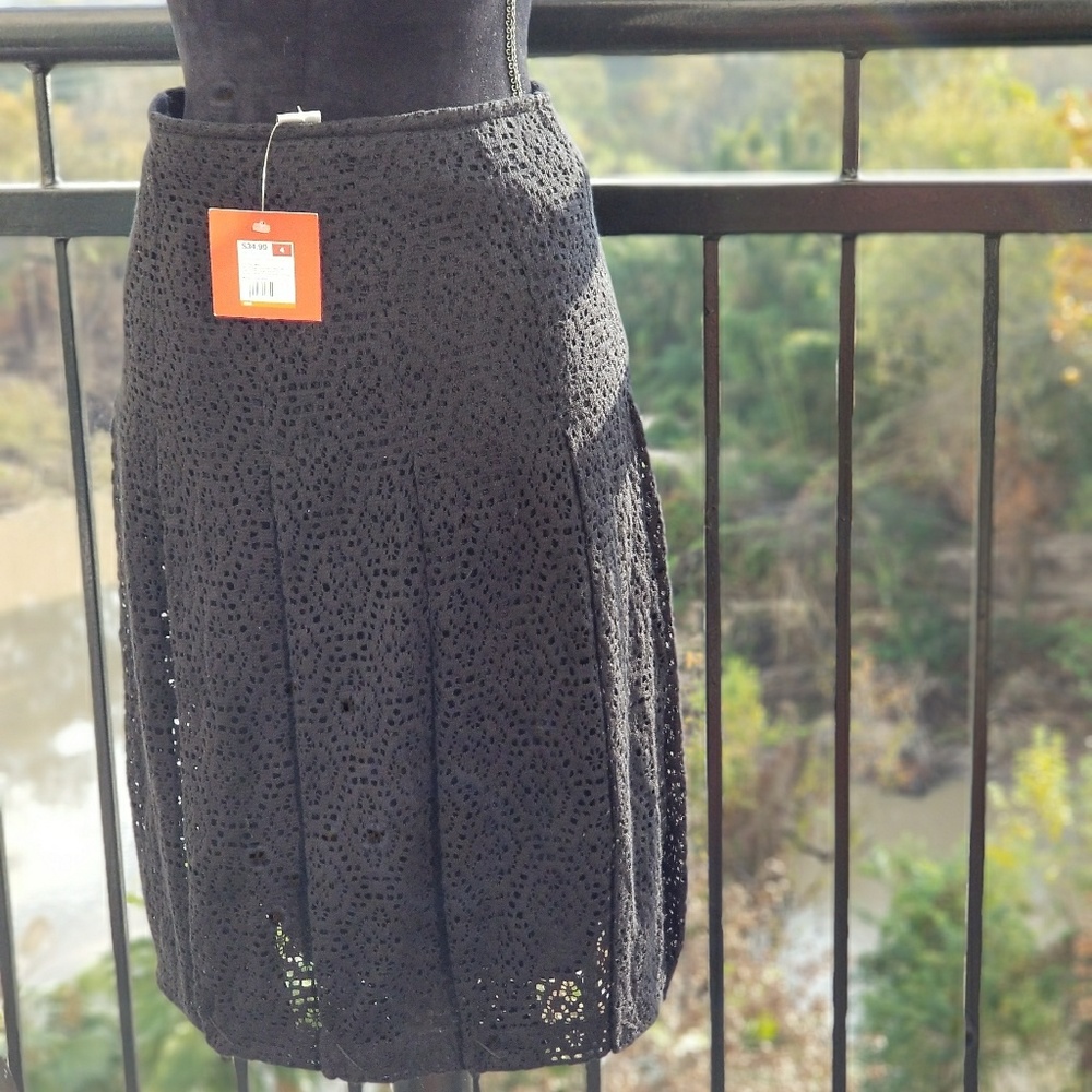 Isaac Mizrah Target Pleated Skirt 4 NWT