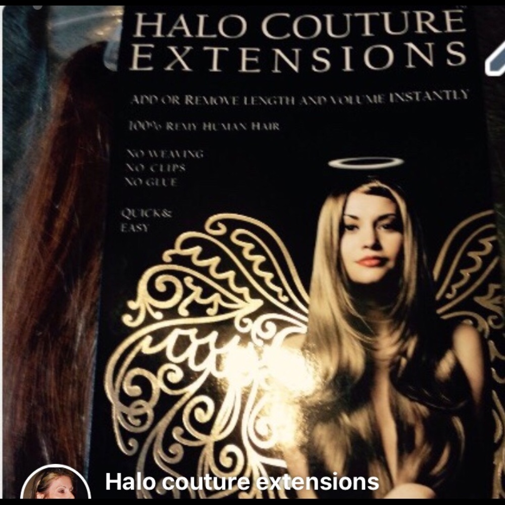 Halo hair extensions  20 inches length