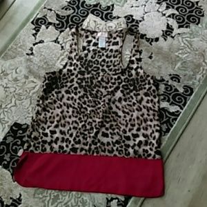 Animal print tank. Love...ady