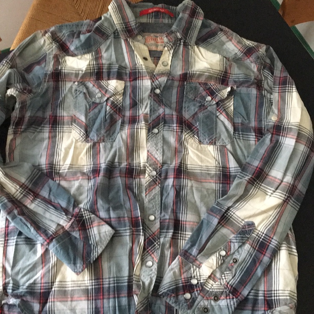 Men's Jeffery max pearl snap dress shirt