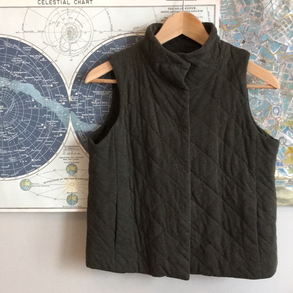 Eileen Fisher quilted vest