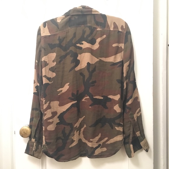 Denim&Supply Military Inspired Camo Button Down - Picture 2 of 2