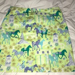 Kentucky Derby Lilly Pulitzer skirt