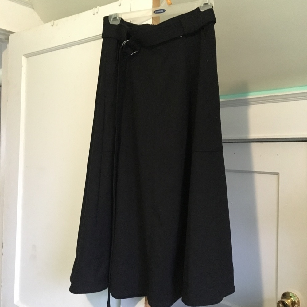 Banana Republic A line black skirt