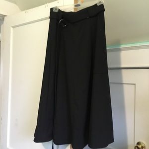Banana Republic A line black skirt