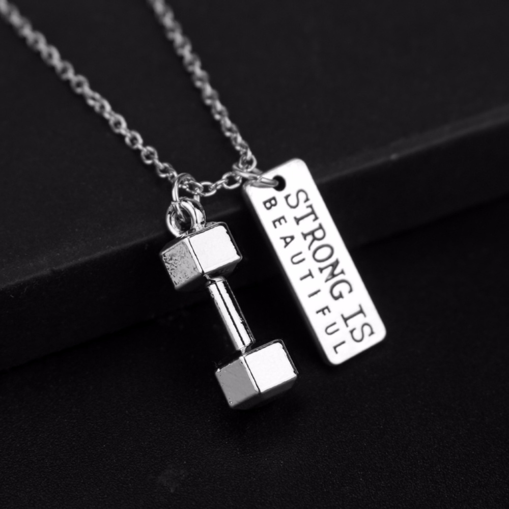 NWT Crossfit Weight Lifting Necklace