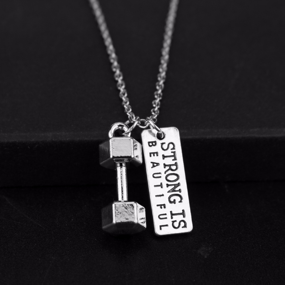 NWT Crossfit Weight Lifting Necklace - Picture 4 of 4