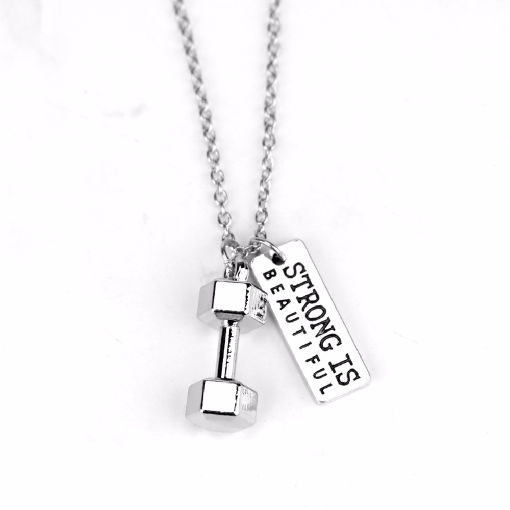 NWT Crossfit Weight Lifting Necklace - Picture 2 of 4