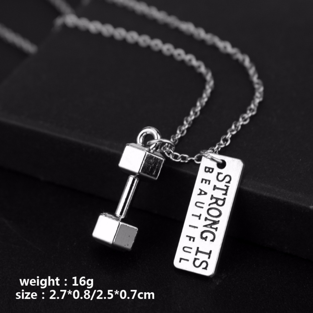 NWT Crossfit Weight Lifting Necklace - Picture 3 of 4