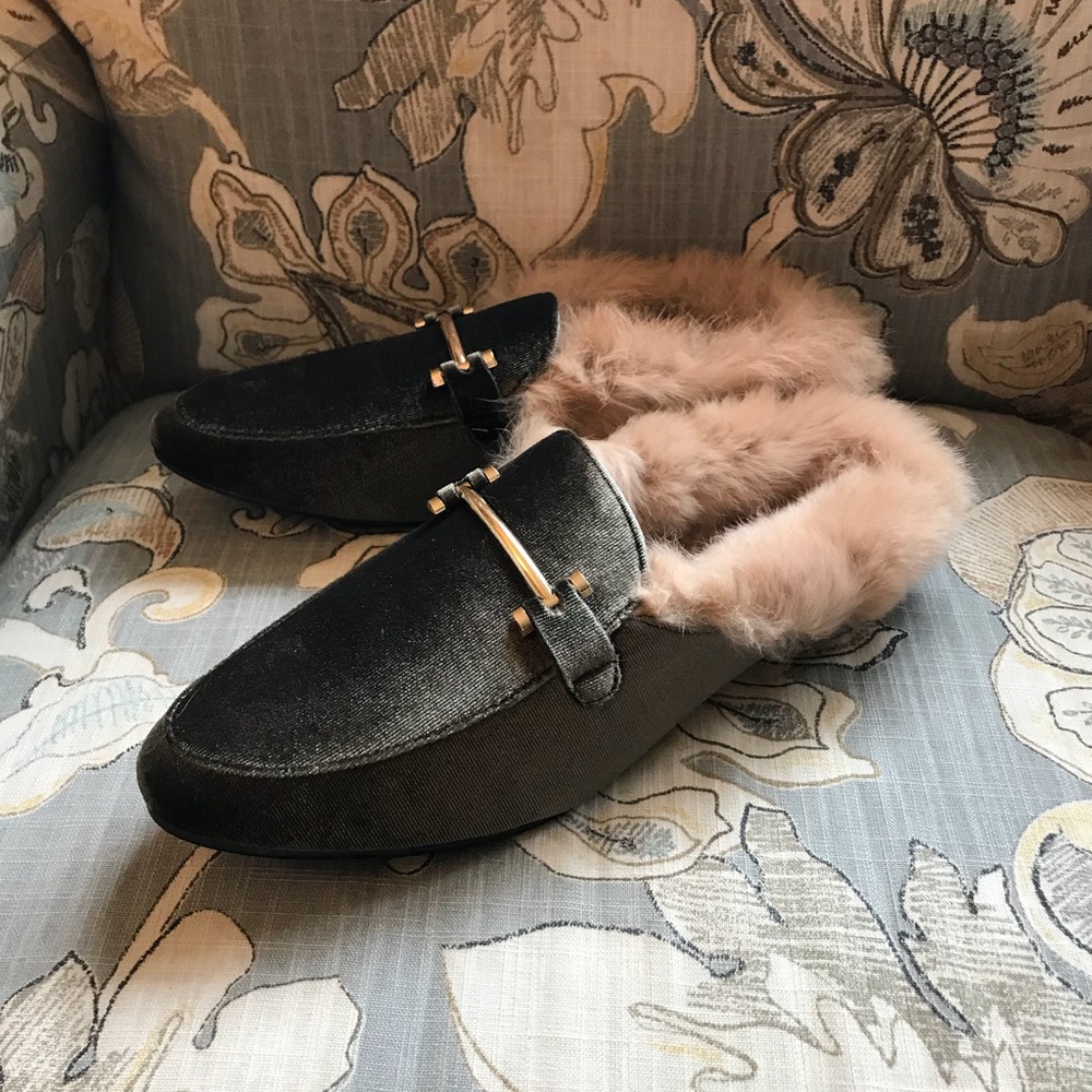 BRAND NEW Furry Mules