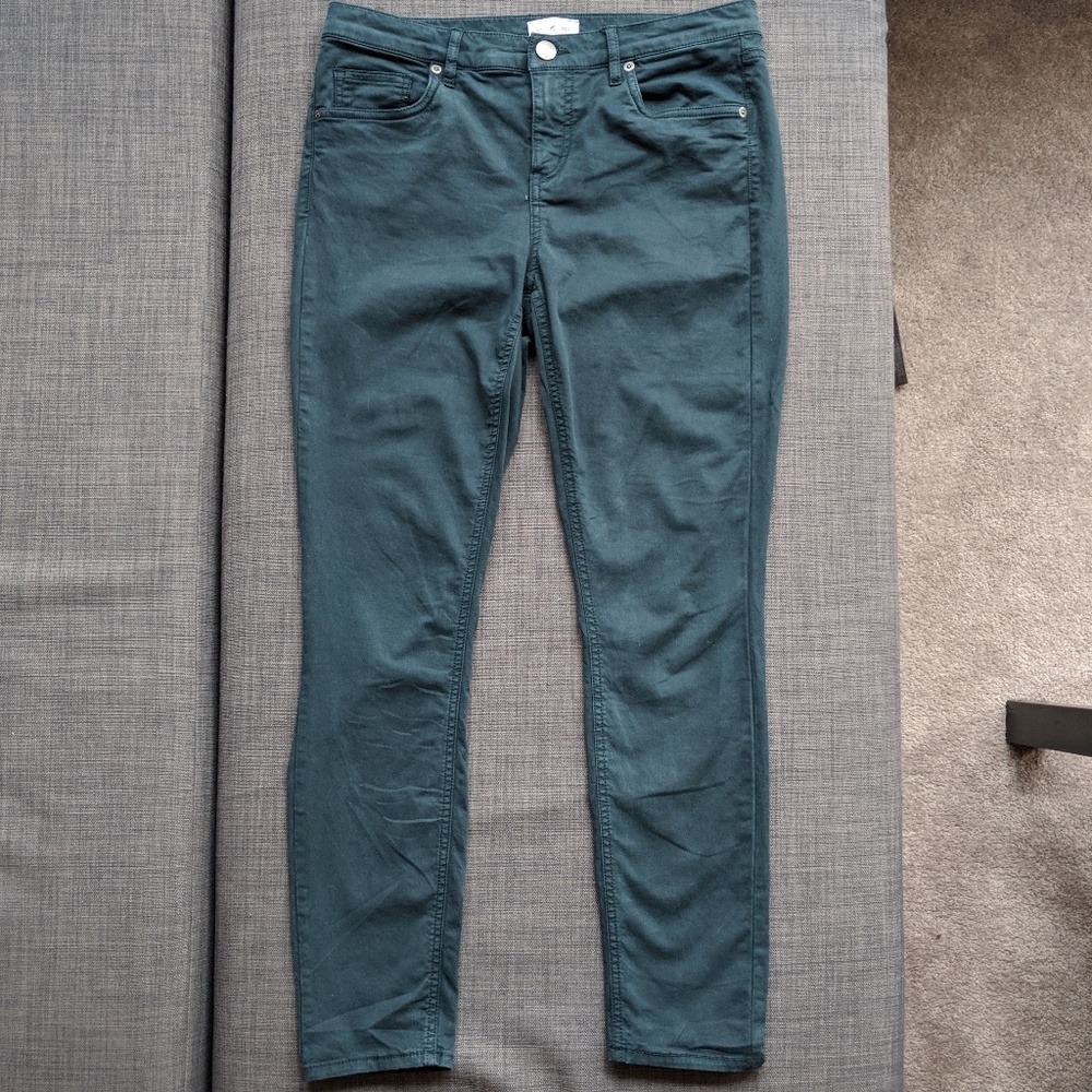 Teal Skinny Stretch Pant