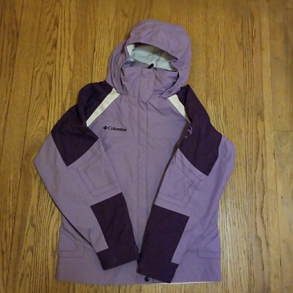 Girls Columbia wind breaker size 10/12