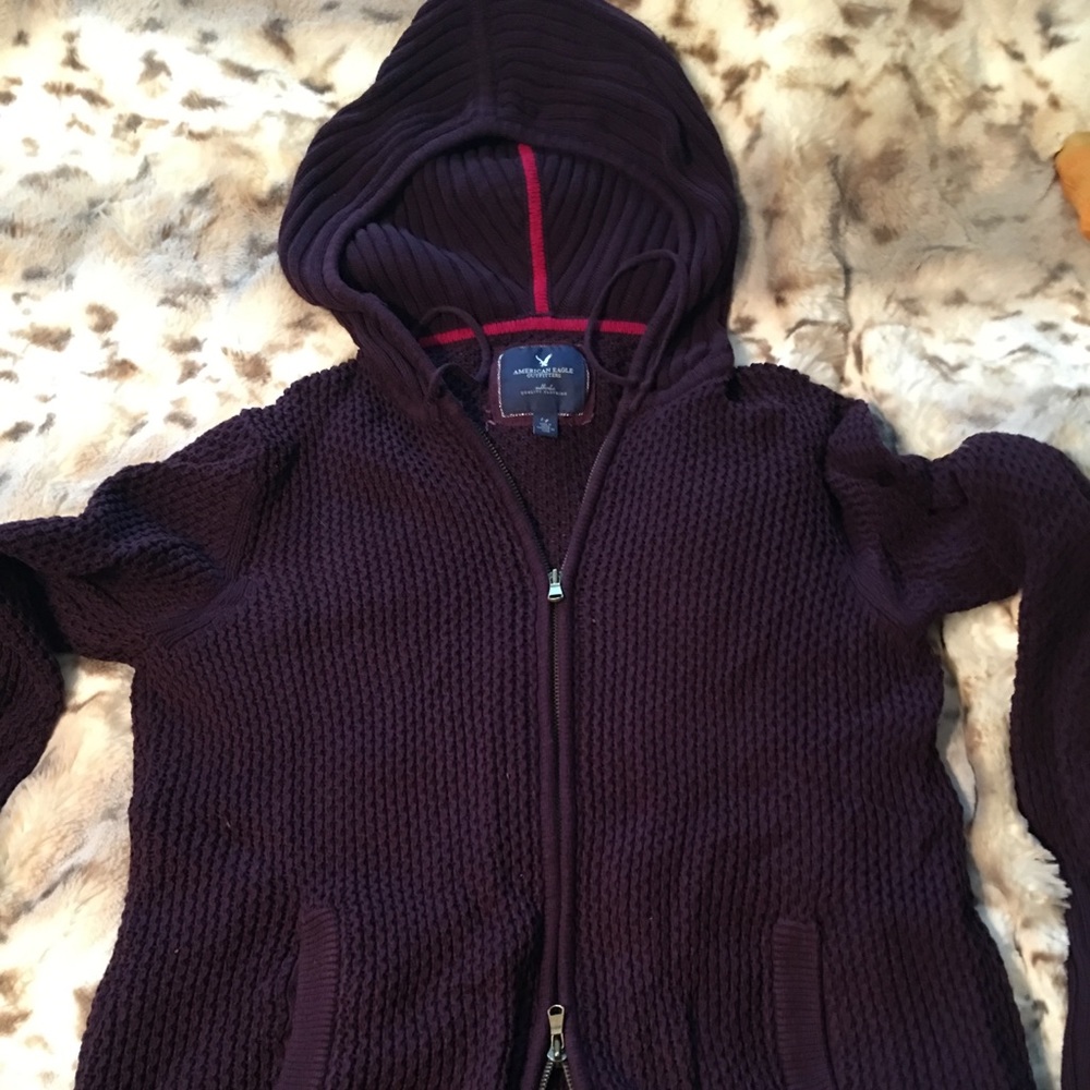 American Eagle loose knit hoodie