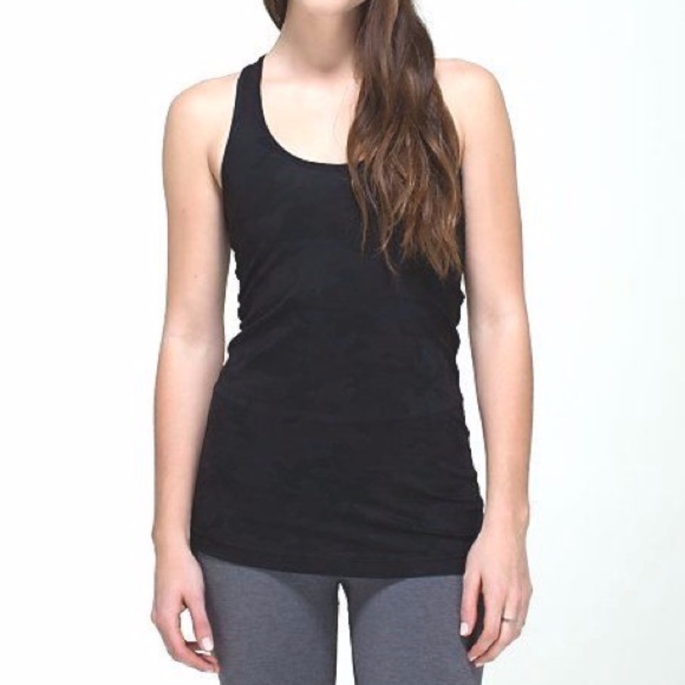 DISCONTINUED! Lululemon Black Camo Cool Racerback