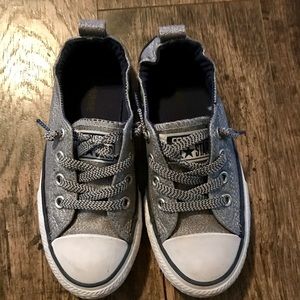Youth 12.5 metallic converse