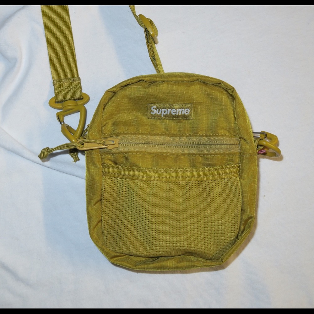 Supreme Acid Green Shoulder Bag