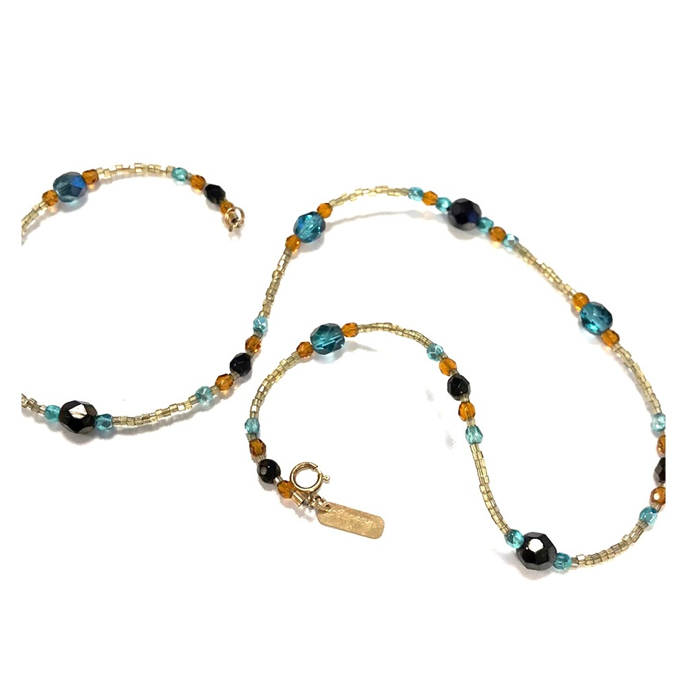 Holly Yashi glass beaded necklace.