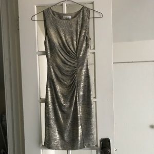 Calvin Klein Gold Jersey Dress