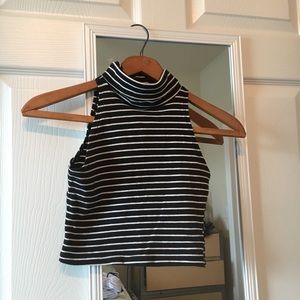 American apparel turtleneck crop top!