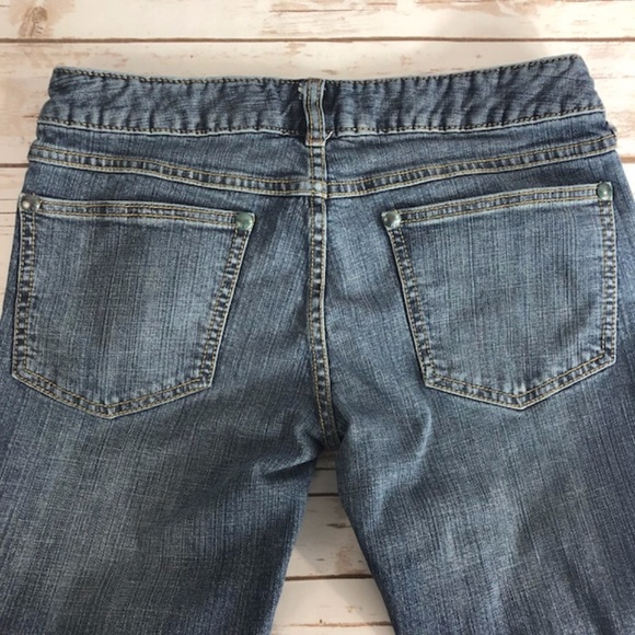 Free People Straight Leg Blue Jeans - Picture 3 of 4