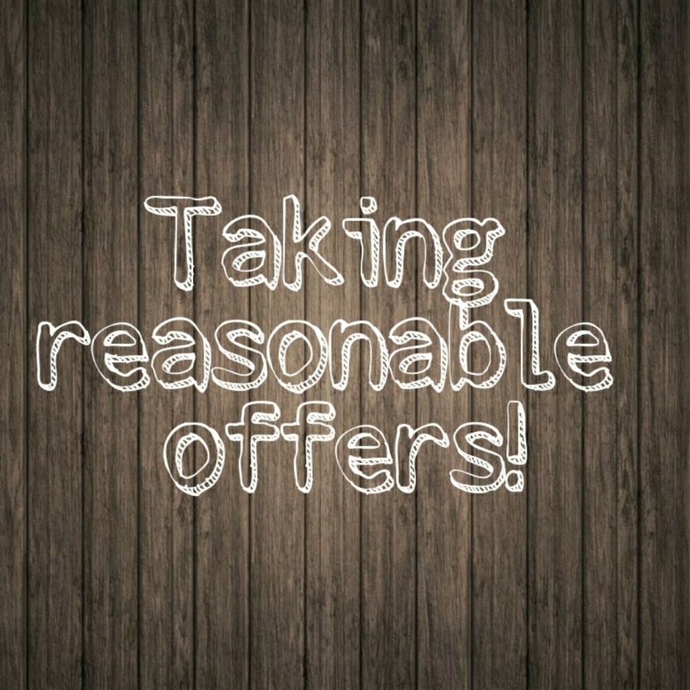 Reasonable offers welcomed!