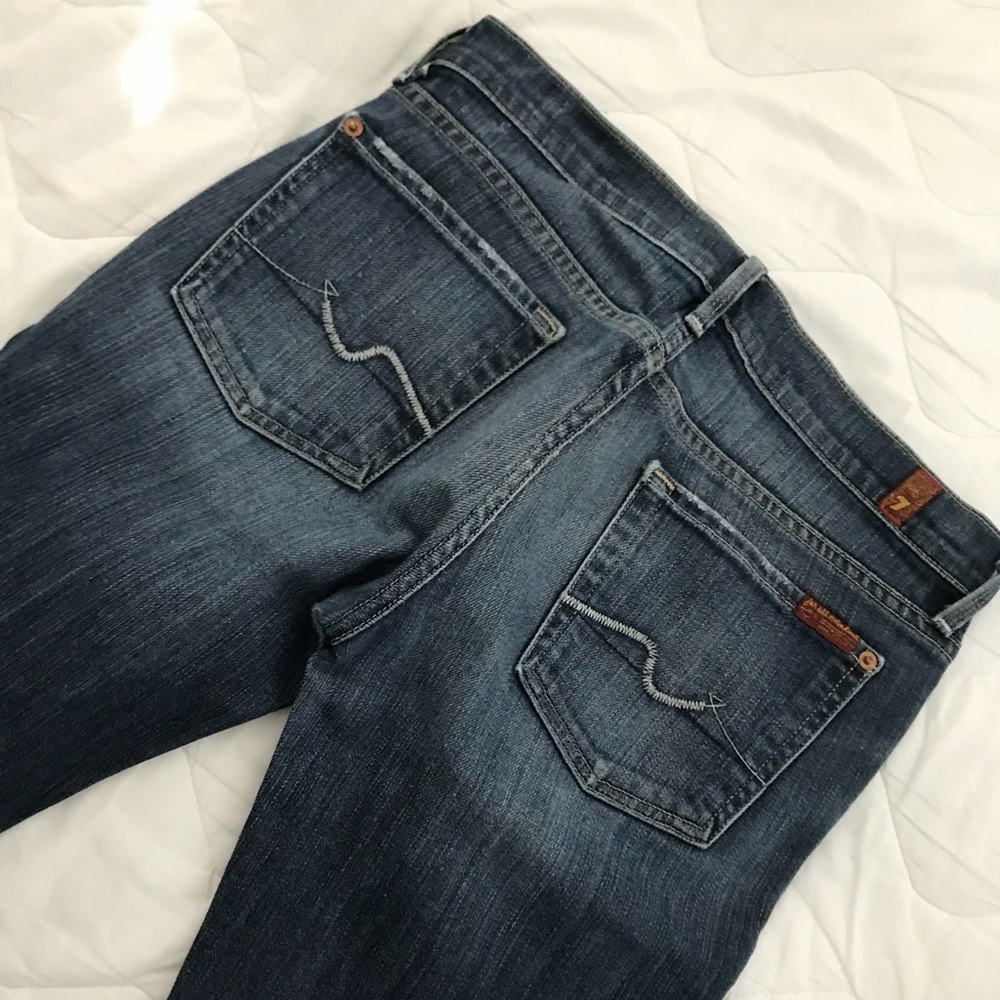 7 for all mankind straight leg jeans