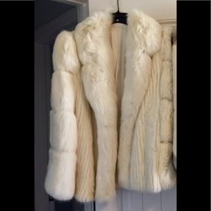 White Fox Fur Coat