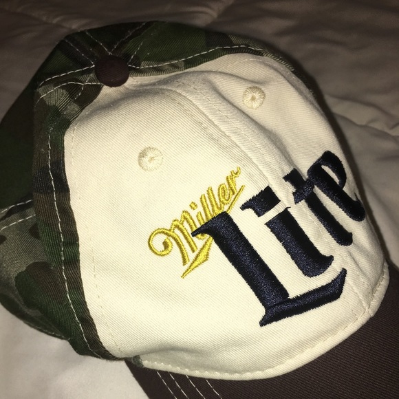 miller lite camo hat