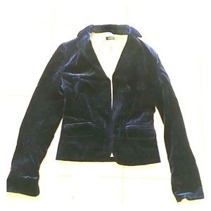 J.Crew Midnight Blue Velvet Blazer