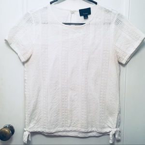 White Textured T-Shirt
