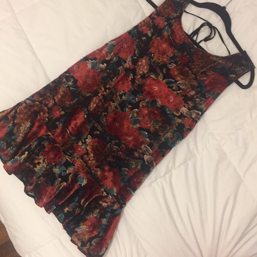 Velvet Free People holiday dress