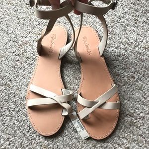 Madewell strapping leather sandals NWT size 10